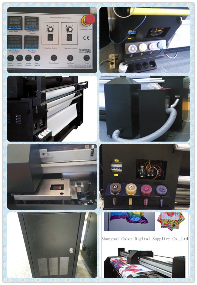 인쇄 머리를 가진 Epson 승화 인쇄 기계 디지털 방식으로 인쇄기를 구르는 목록 3