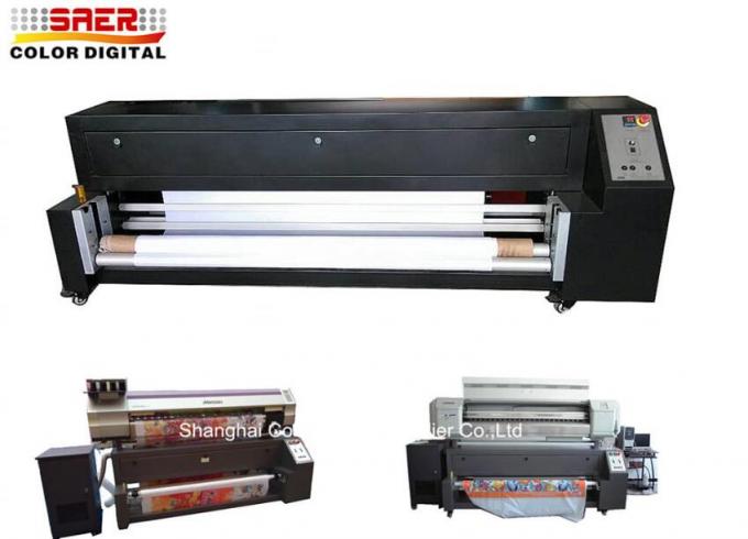 1800DPI 직물 디지털 방식으로 인쇄기 큰 체재 염료 Sulimation 잉크 인쇄 기계 3