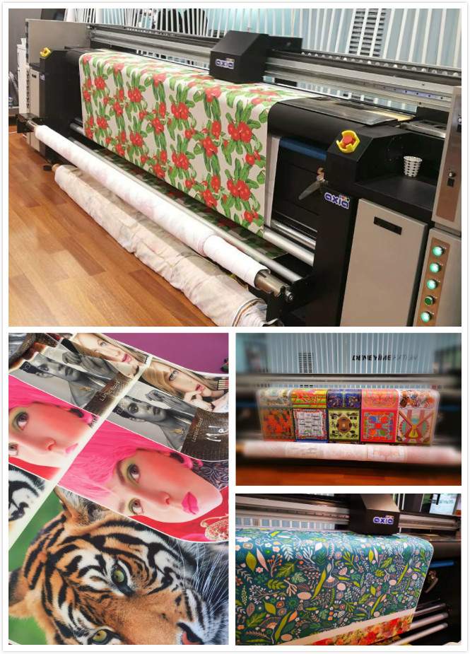 컴퓨터 통제 디지털 방식으로 직물 인쇄기는 인쇄 인쇄 기계 지속적인 잉크 공급을 표시합니다 0