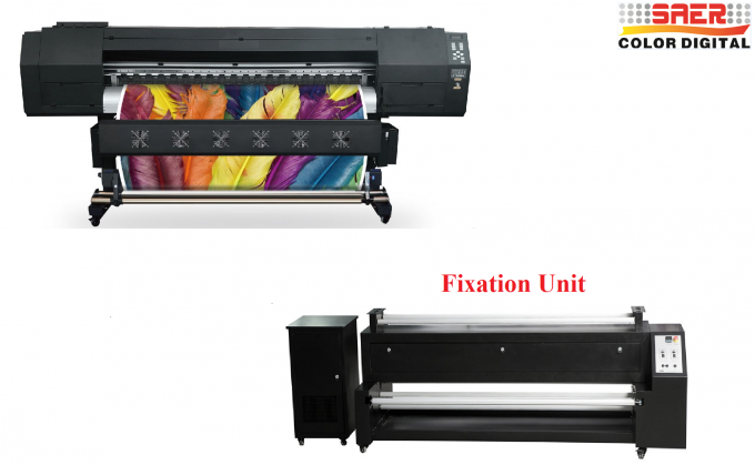 적외선 프린터 건조기와 함께 높은 Dpi 직관 섬유 인쇄 기계 7