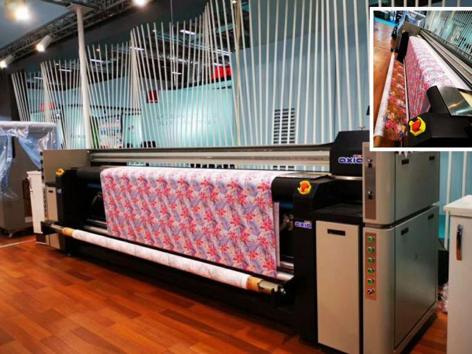 3.2m 깃발 인쇄 기계 인쇄한 직물 색깔 고침을 위한 직접적인 디지털 방식으로 기치 인쇄 기계는/나타납니다 0