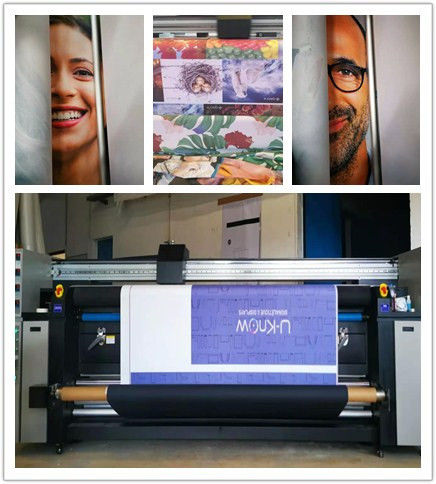 Epson 머리 직물 인쇄 기계 4720 Printhead 인쇄 기계 깃발 인쇄를 구르는 디지털 방식으로 목록 8