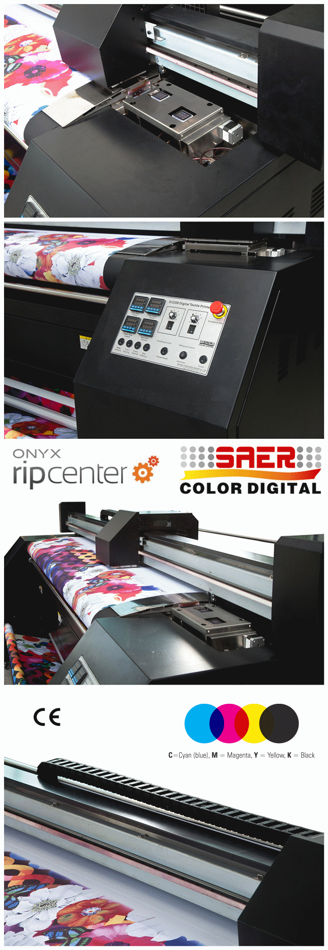 Epson 실내/옥외를 위한 맨 위 고속 디지털 방식으로 직물 인쇄기 0