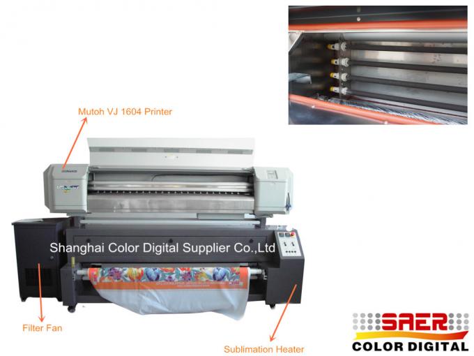 깃발을 위한 2000W 힘 직물 승화 인쇄 기계/직물 인쇄기 0
