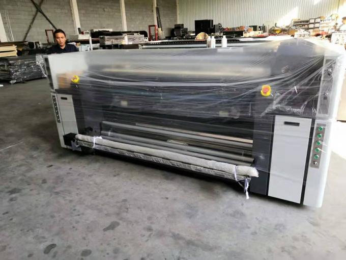 이중 Cmyk 안료 잉크 직물 인쇄 기계 기계 잉크젯 프린터 1800DPI 최대 해결책 0