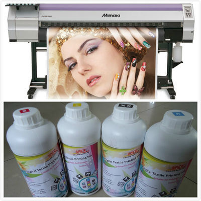 승화 Mimaki 직물 인쇄 기계 기계 물 - 근거한 잉크 이중 KCMY를 염색하십시오
