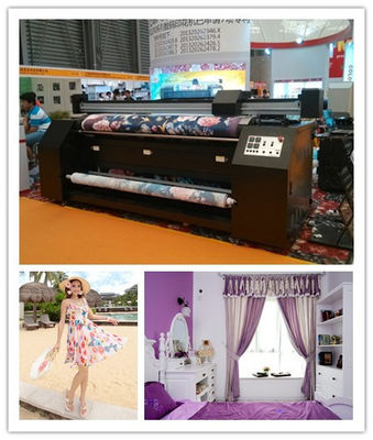 두 배 Epson Dx7 Printhead 인쇄 기계 고요한 직물 인쇄 기계장치