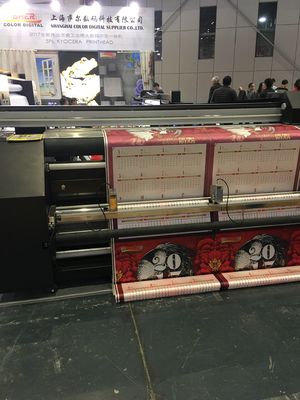 직물 깃발을 위한 이중 CMYK 지속적인 잉크 공급 염료 승화 인쇄기