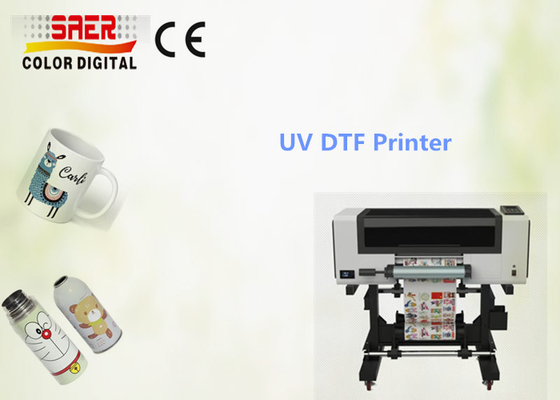 롤 투 롤 UV DTF 프린터 PET A B 필름 제작 로고 프린터 UV DTF 전송 스티커