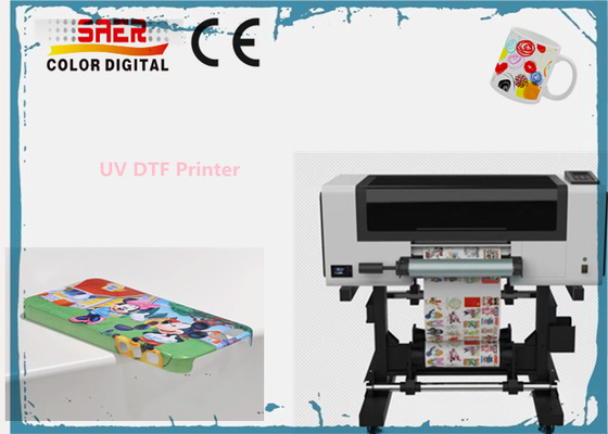 라미네이터와 함께 30cm UV DTF 프린터 2 in 1 Roll To Roll UV DTF 크리스탈 로고 프린터