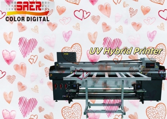 1.8m 1년 보증 기술 지원 롤에서 롤과 평면 UV 프린터 야외 및 실내 인쇄 기계