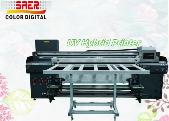 SAER UV 플롯터 고해상도 프린트 헤드 와이드 포맷 롤 투 롤 및 플래트베드 UV 하이브리드 프린터