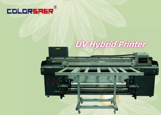 새로운 디자인 1.8m 6ft 롤과 롤과 평면 UV 프린터