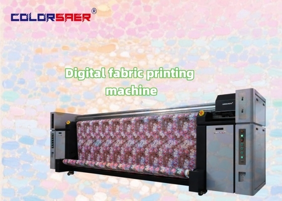 SAER 3.2m 디지털 직물 프린터 8 Epson 헤드 CMYK