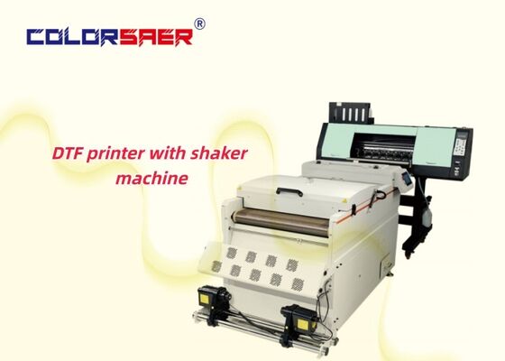 SAER 60CM DTF 프린터 A1 사이즈 쉐이커 파우더 머신 포함