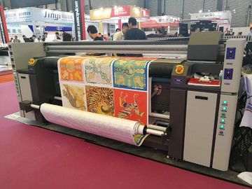 CMYK 프린트 헤드와 기계 깃발 인쇄 장비를 출력하는 직물 패브릭 승화