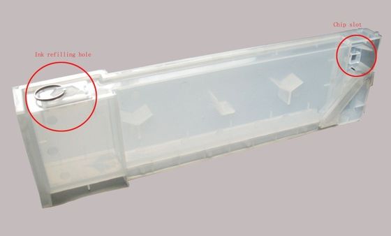 Mimaki, Roland 및 mutoh 대량 잉크 체계를 위한 칩 구멍을 가진 440ML Refillalbe 카트리지