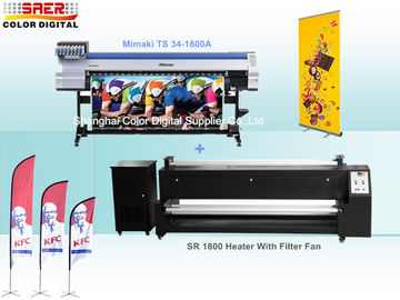 Mimaki Textile Printer With Epson Head Together With Sublimation Heater