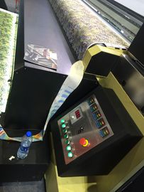 Water Based Dual CMYK Textile Flag Printing Machine With 4 Epson DX7 Heads
