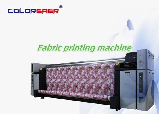 Shanghai Factory Large Size Dye Sublimation Textile / Fabric Inkjet Printing Machine