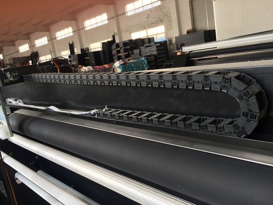 옥외에게 거울 깃발 만들기를 위한 히이터를 가진 큰 체재 직물 도형기