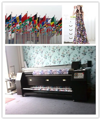 1 승화에서 큰 체재 디지털 방식으로 직물 인쇄기 전부