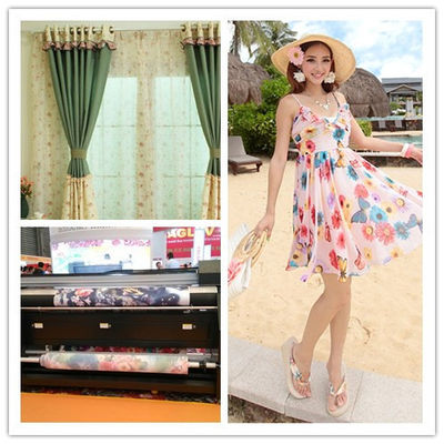 큰 체재 직물 도형기 1400dpi 직물 디지털 방식으로 인쇄기