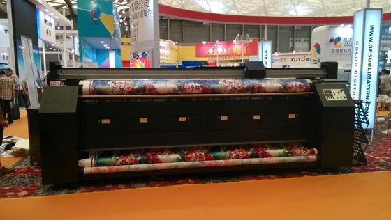 물 - 근거한 잉크를 가진 1개의 인쇄 그리고 열 Togeter 디지털 방식으로 직물 인쇄기에서 모두