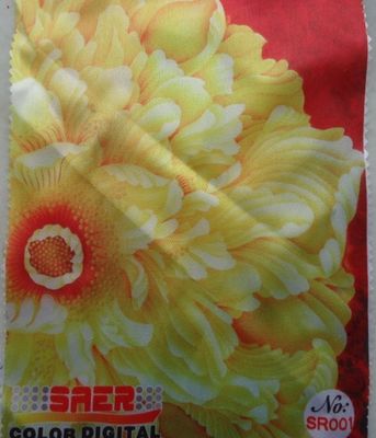 162cm 폭 가정 훈장을 위한 백색 코팅 폴리에스테 디지털 방식으로 인쇄 직물