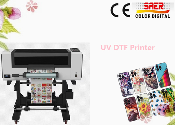 롤에서 롤 UV DTF 프린터 30cm A3 인쇄기 AB 필름 전송
