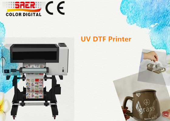UV DTF 스티커 제작 기계 ONYX 소프트웨어로 30cm 크리스탈 스티커 UV 프린터