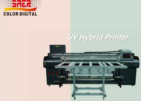 전문 하이브리드 UV 프린터 롤에서 롤 & 평면 UV 프린터