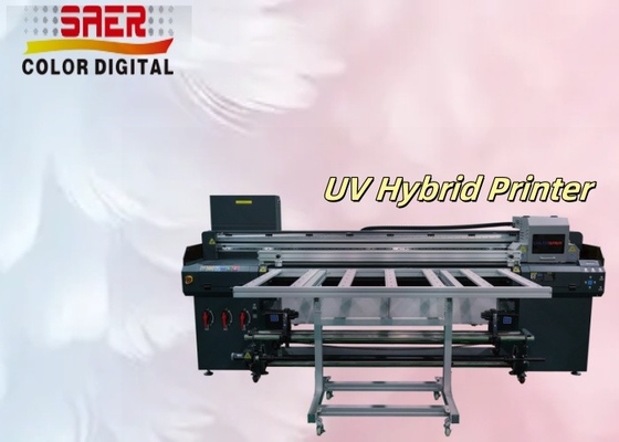 야외 및 실내 UV 롤 롤 평면 하이브리드 UV 프린터