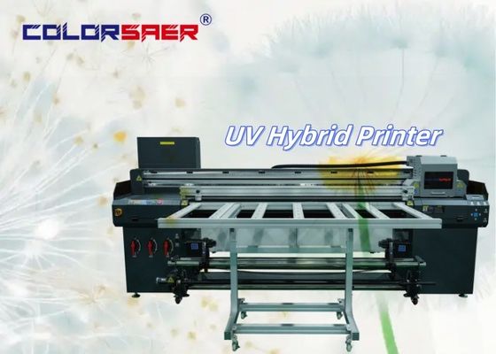 공장 직급 1.8m UV 하이브리드 잉크젯 프린터