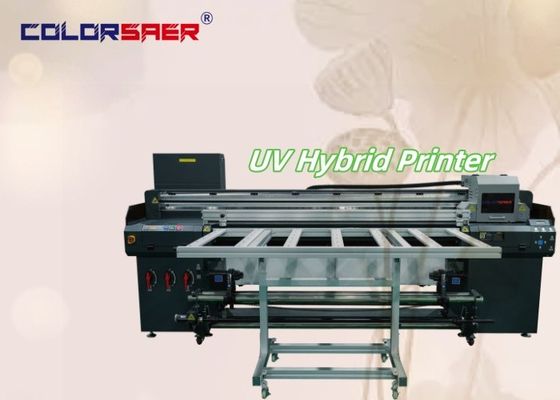 UV 하이브리드 프린터 색상 SAER 플래트베드 롤 투 롤 I3200 다른 재료에 대한 새로운 UV 플롯터