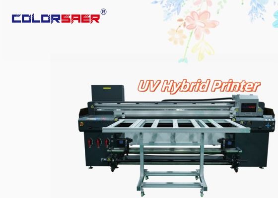UV 하이브리드 프린터 색상 SAER 플래트베드 롤 투 롤 I3200 다른 재료에 대한 새로운 UV 플롯터
