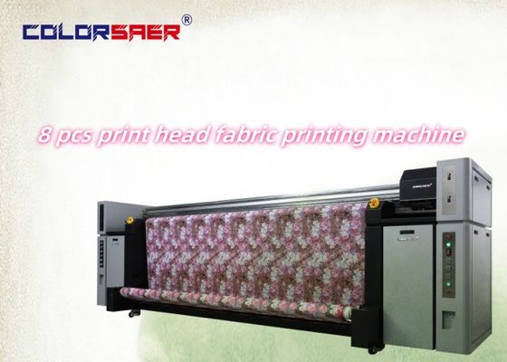컬러 SAER I3200 디지털 섬유 인쇄기 깃발 배너 폴리에스터 천 잉크젯 염료 수비메이션 프린터