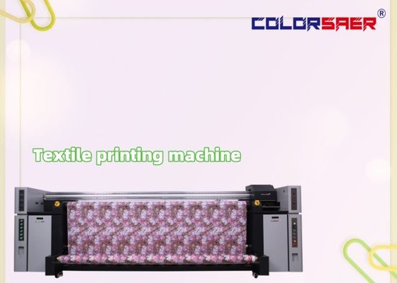 Color SAER 올인원 8개 I3200 헤드 잉크젯 프린터 롤투롤 섬유 프린팅 머신