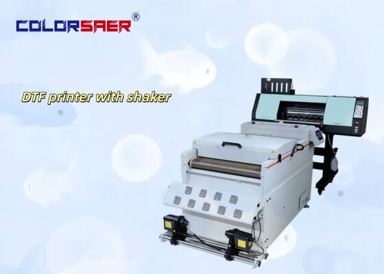 DTF 티셔츠 인쇄기 24인치 디지털 다기능 DTF 임프레소라 새 컨디션 DTF 플롯터 쉐이커 파우더 머신