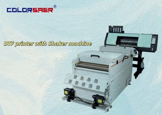2 또는 4 프린트 헤드 디지털 SAER DTF 프린터 60cm /A3 사이즈 PET 필름 오프셋 티셔츠 DTF 프린팅 머신