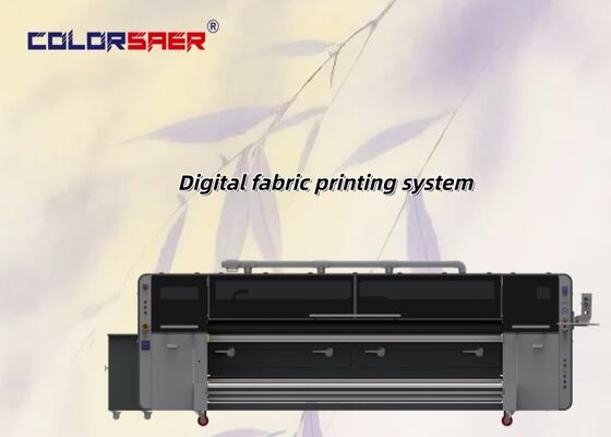 KJ4B-QL 프린트 헤드를 탑재한 자동 고속 섬유 인쇄 시스템 (패브릭 플로터 및 디지털 패브릭 프린터용)