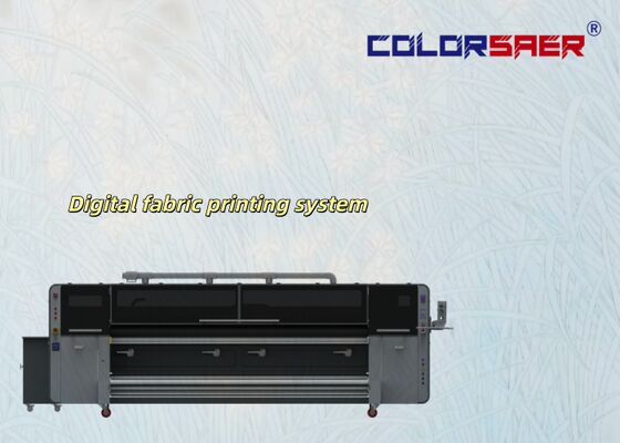 SAER 热销 4 头大幅面 3.2 米打印宽度高速纺织品打印升华绘图仪