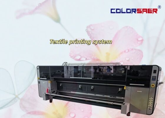 Efficient Stable 3200mm Digital Inkjet Fabric Printing Machine Polyester & Cotton Textile Plotter With 4 pcs & pcs Print Head