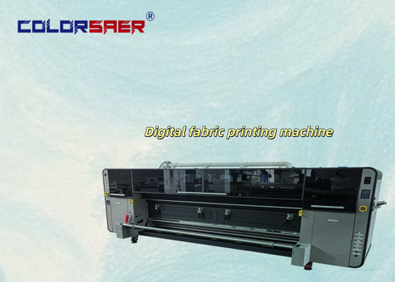 SAER I3200 프린트 헤드 CMYK 4 컬러 & CMYKGRBK 8 컬러 폴리에스터 및 면재료용 직물 인쇄기 3.2m