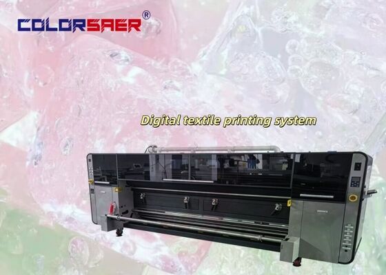 SAER Certified 3.2m KJ48-QL Print Head Industrial Directly Textile Printer for Advertising Banner Factory OEM