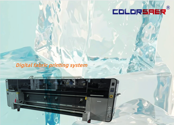 Industrial Print Head New Condition Digital Textile Inkjet Printer Roll-to-Roll High Efficiency Precision Direct Fabric Plotter