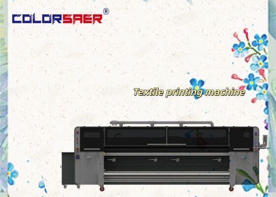 SAER CSR3200 신형 롤투롤 잉크젯 섬유 프린터 (히터 유닛 시스템 포함, 긴 수명)
