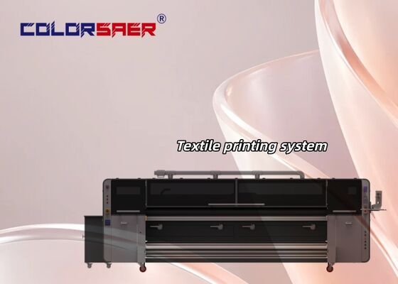High Precision Easy to Operate Inkjet Fabric Printing Machine Roll to Roll Fabric Printer for Cotton & Polyeter Fabric