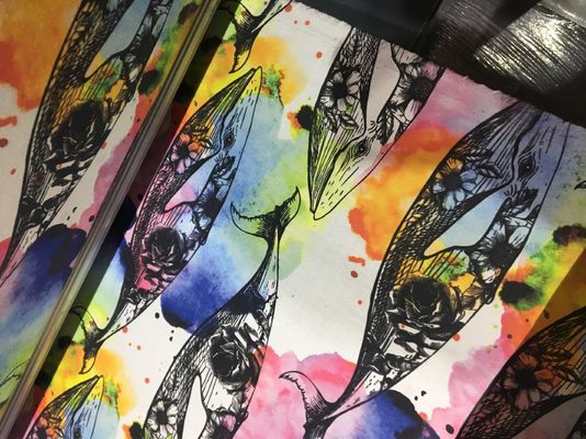 Epson 4720 우산/천막을 위해 자동 맨 위 잉크 제트 직물 인쇄기