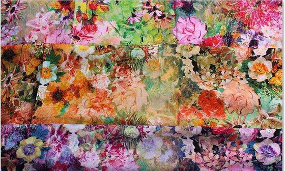 판 유형을 구르는 Cmyk 디지털 방식으로 직물 인쇄 장비 6kw 히이터 힘 목록